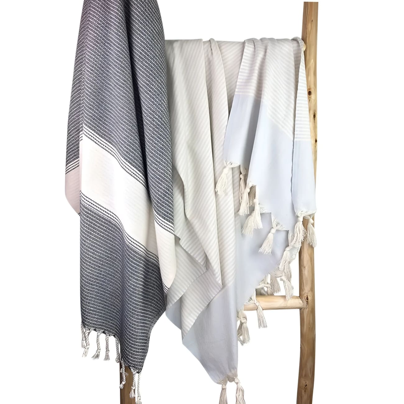Anatolia Stripe Cotton Turkish Towel - Mint - Towels