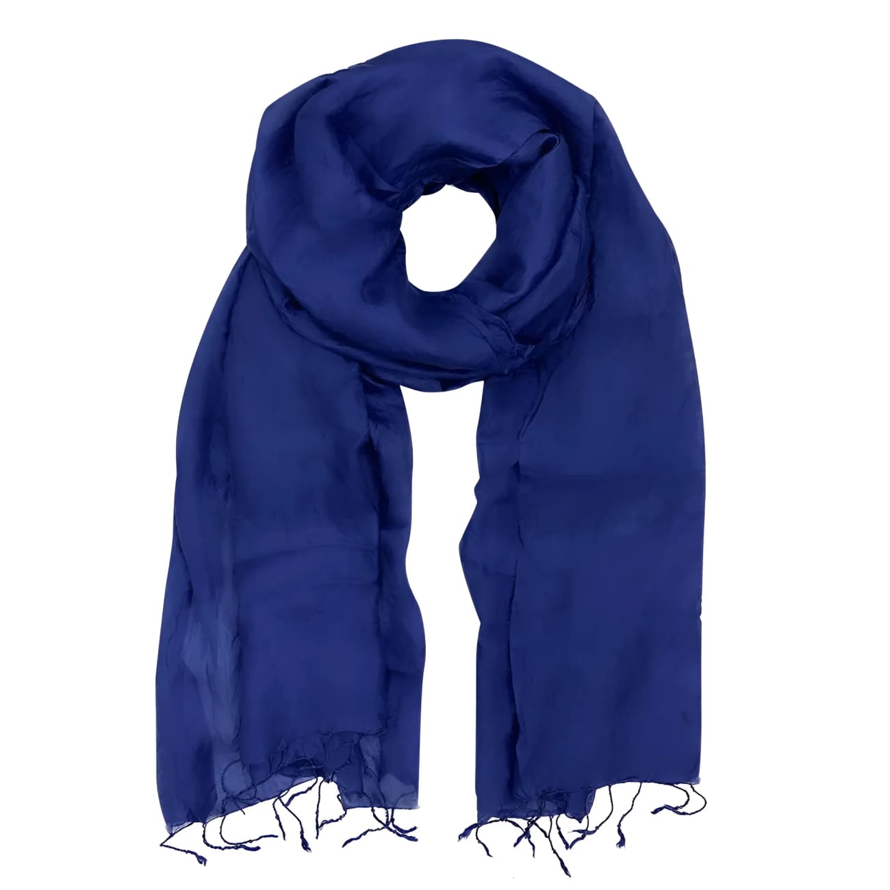 Cambodian Sapphire Khmer Silk Scarf - Scarves