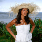 Catalina Frayed Palm Straw Hat In Natural One size / Sun Hats