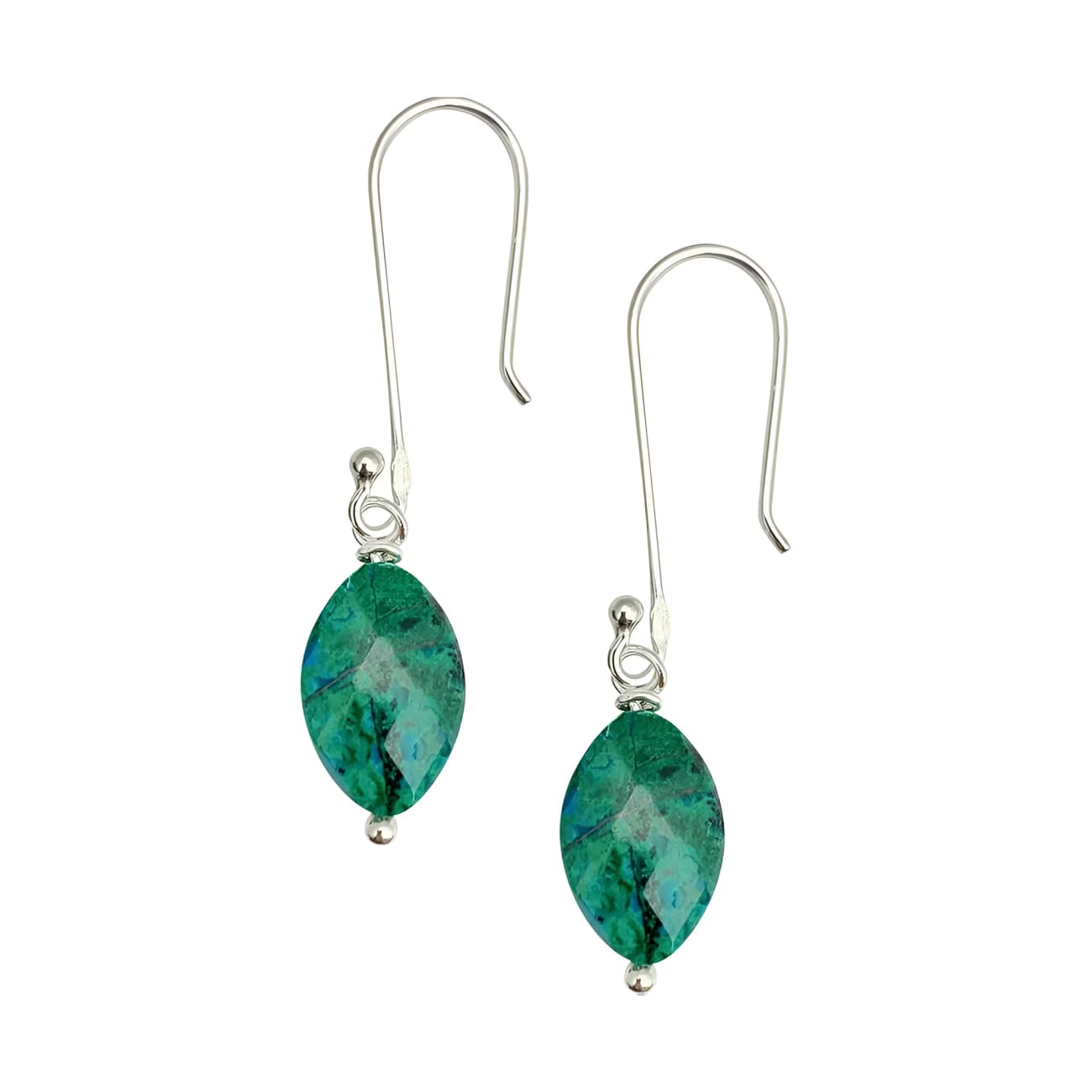 Chrysocolla Drop Earrings