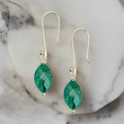 Chrysocolla Drop Earrings