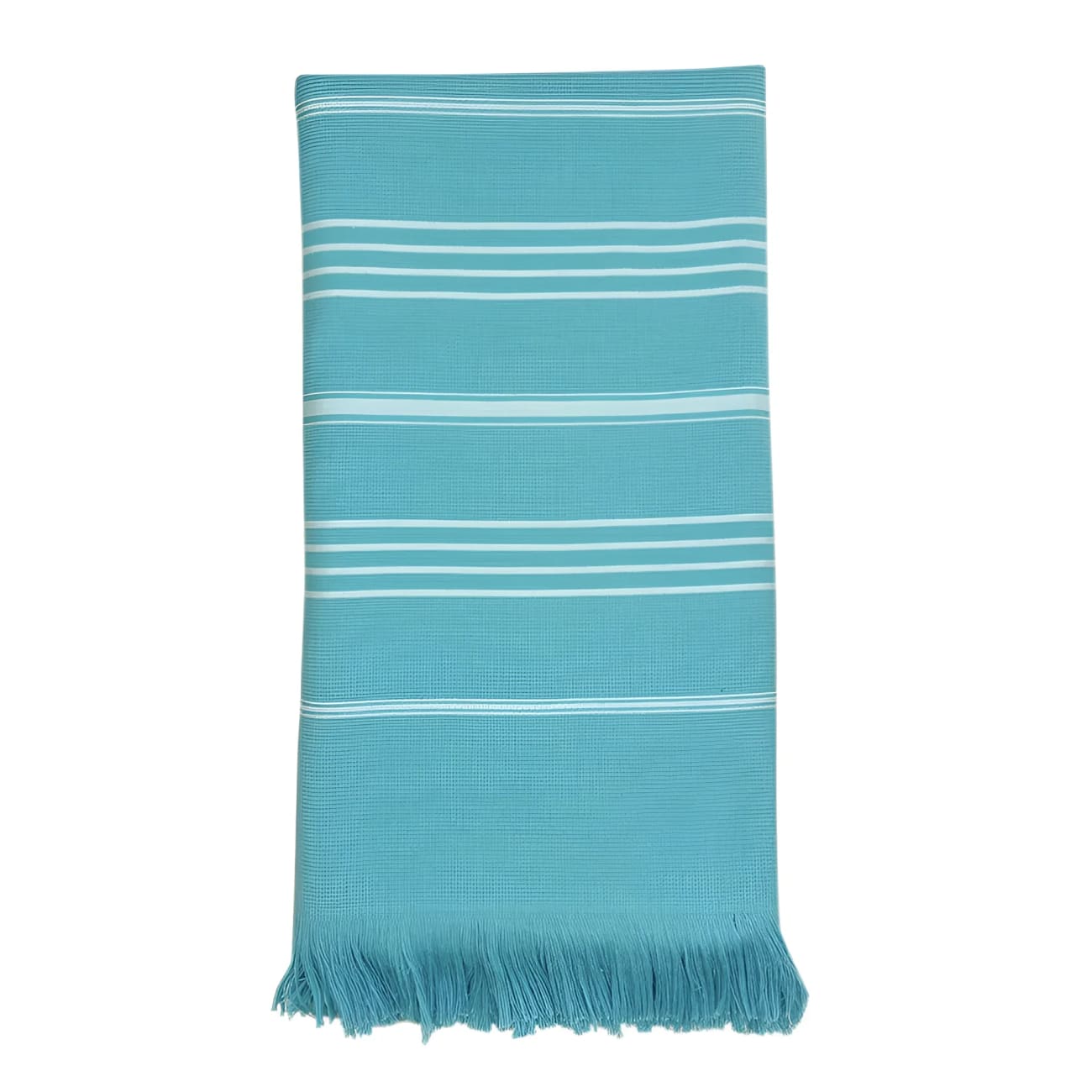 Classic Terry Cotton Turkish Towel - Aqua - Towels