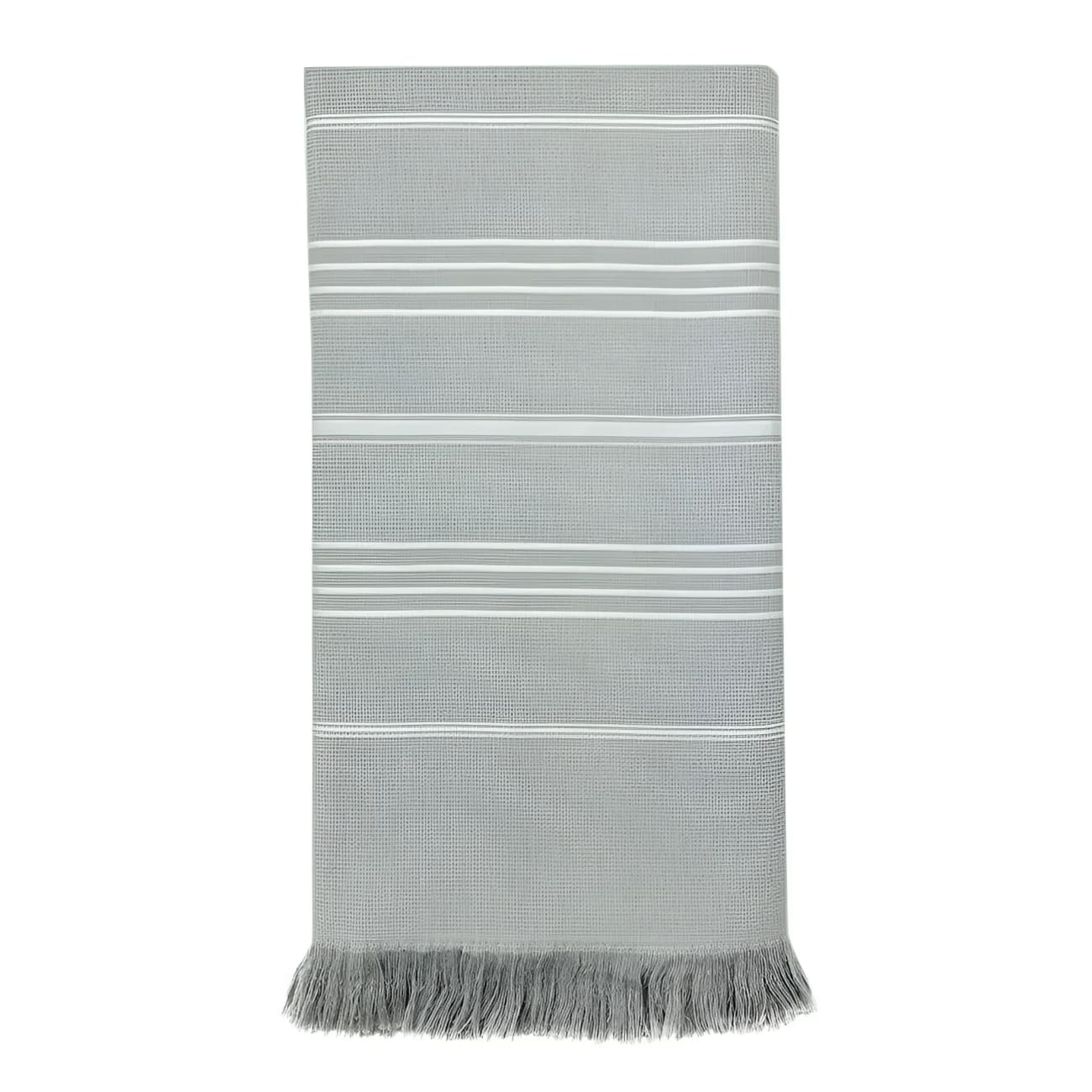 Classic Terry Cotton Turkish Towel - Gray - Towels