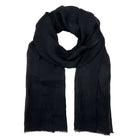 Ethiopian Gauze Linen Scarf - Ink - Scarves
