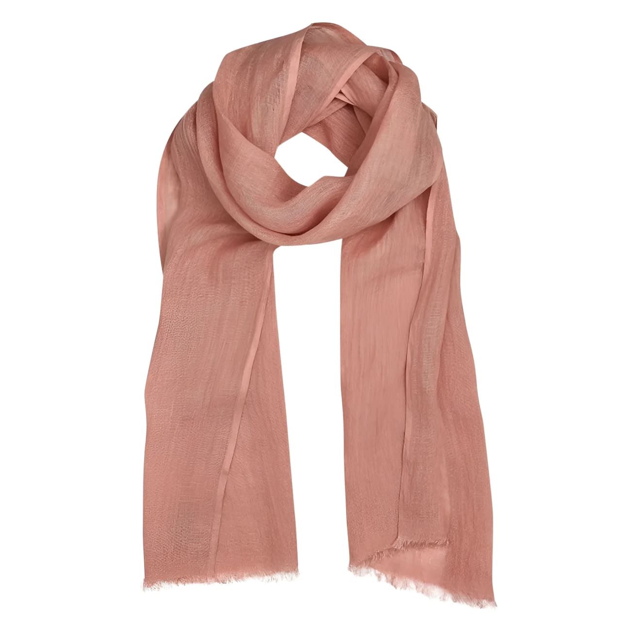 Ethiopian Gauze Linen Scarf - Rose - Scarves