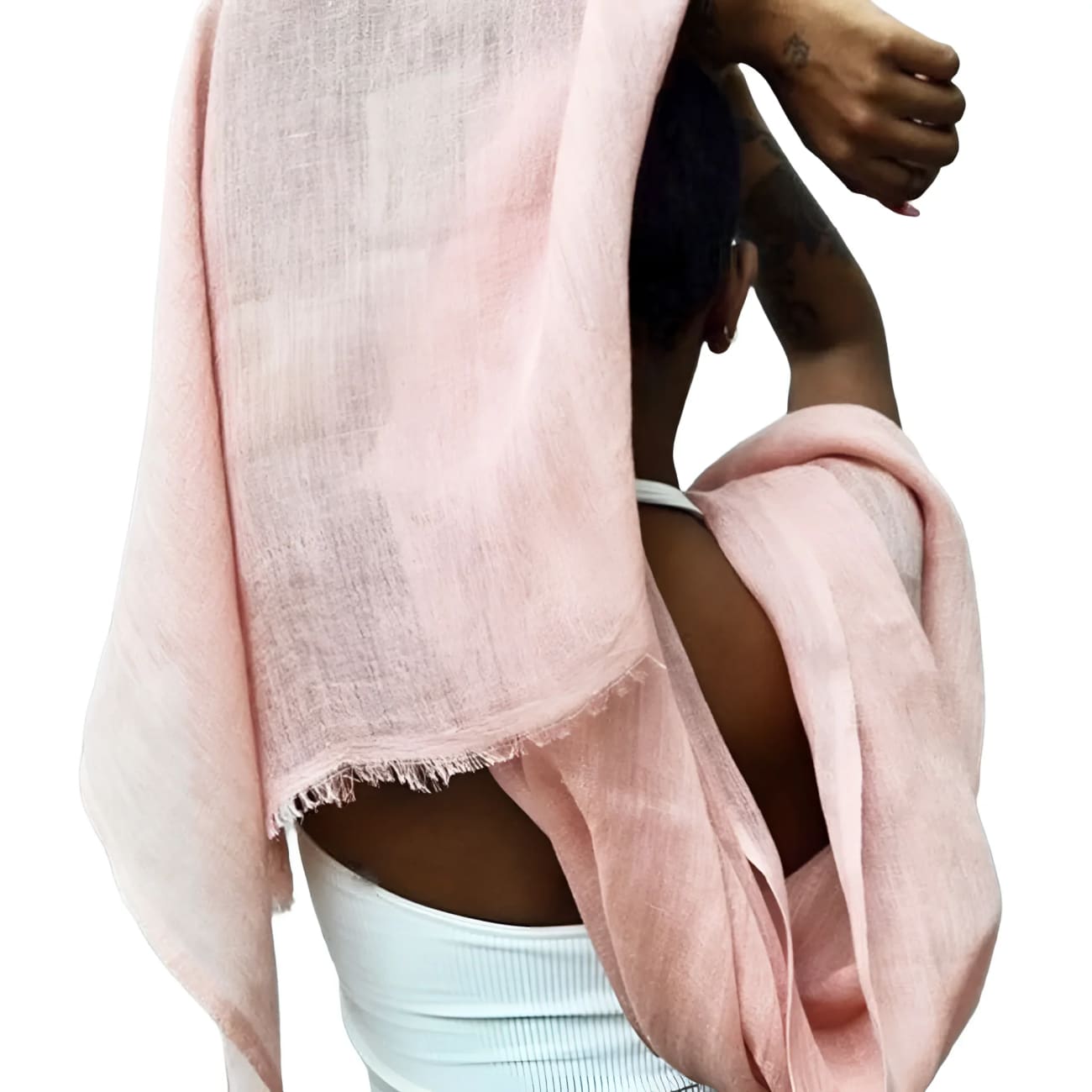 Ethiopian Gauze Linen Scarf - Scarves