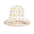Flora Crochet Cotton Hat In Off White One size