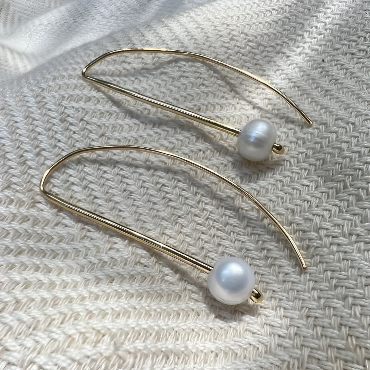 Freshwater Pearl Hook Earrings