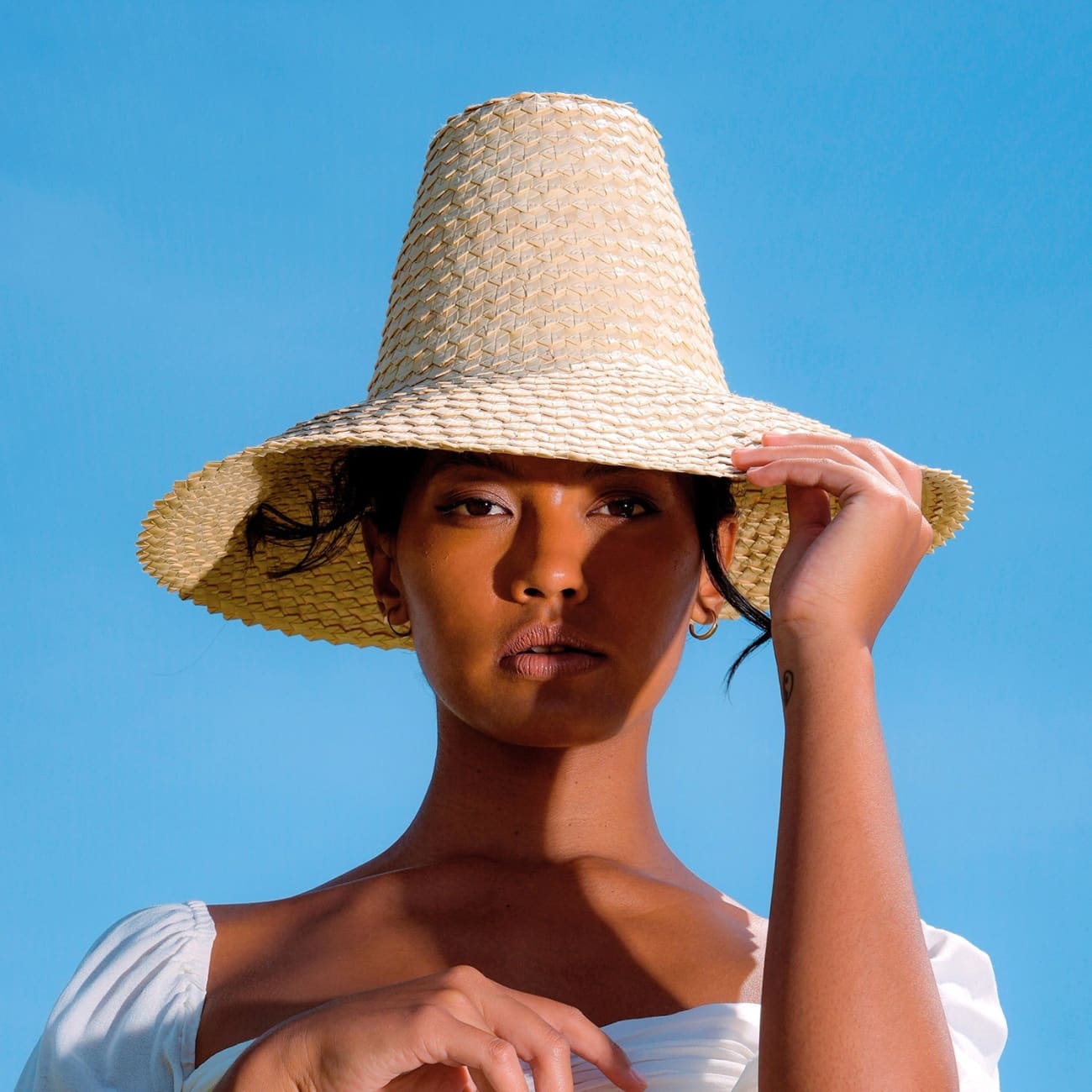 Kemala Palm Straw Hat In Natural
