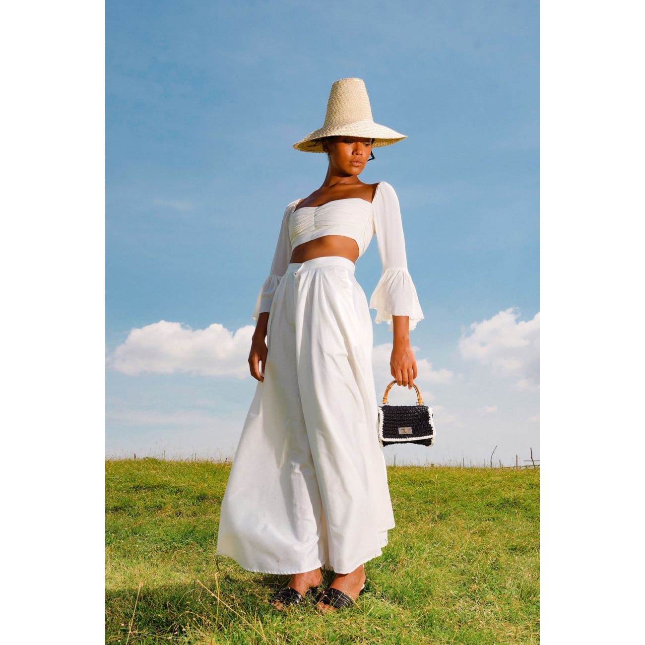 Kemala Palm Straw Hat In Natural