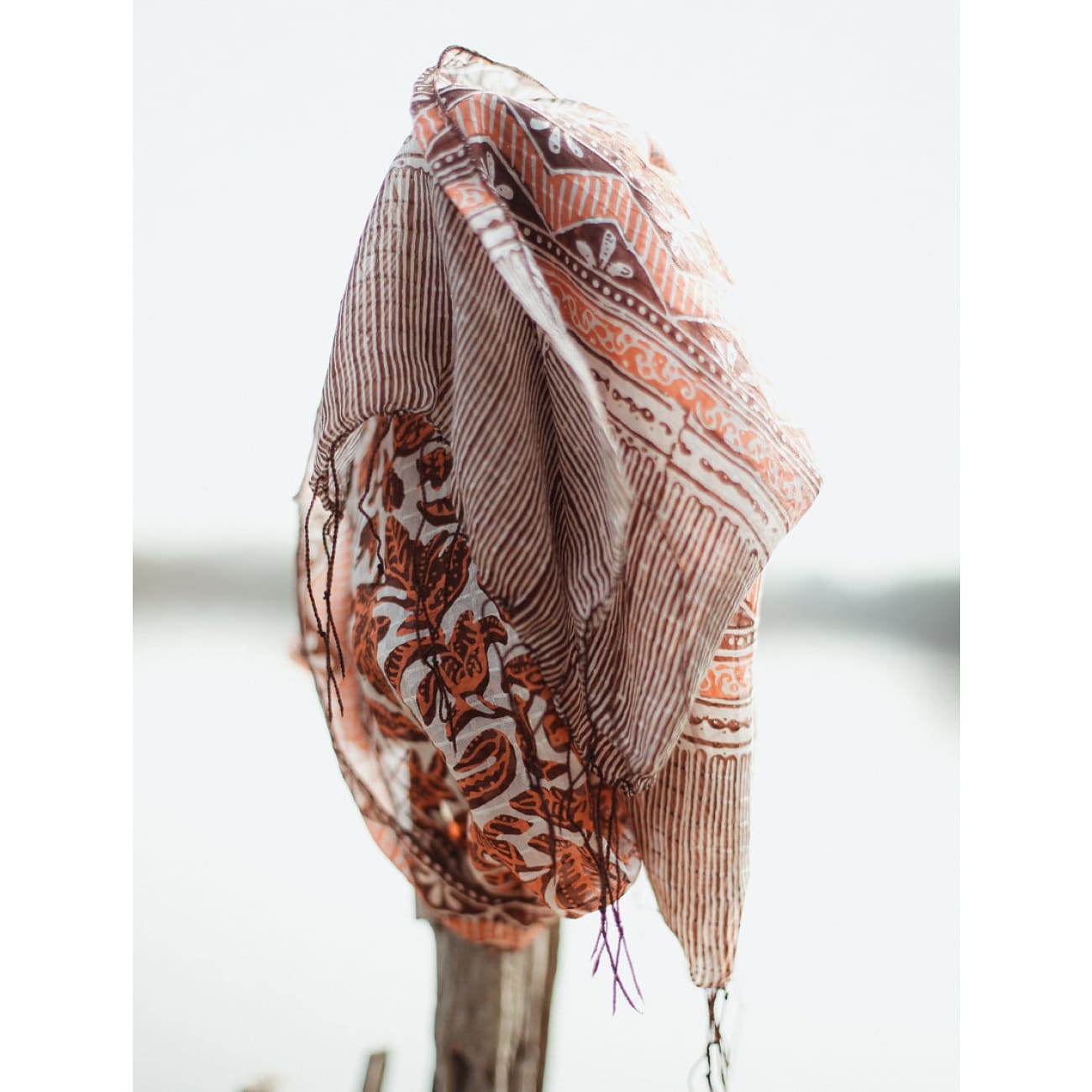 Melati Batik Silk Scarf