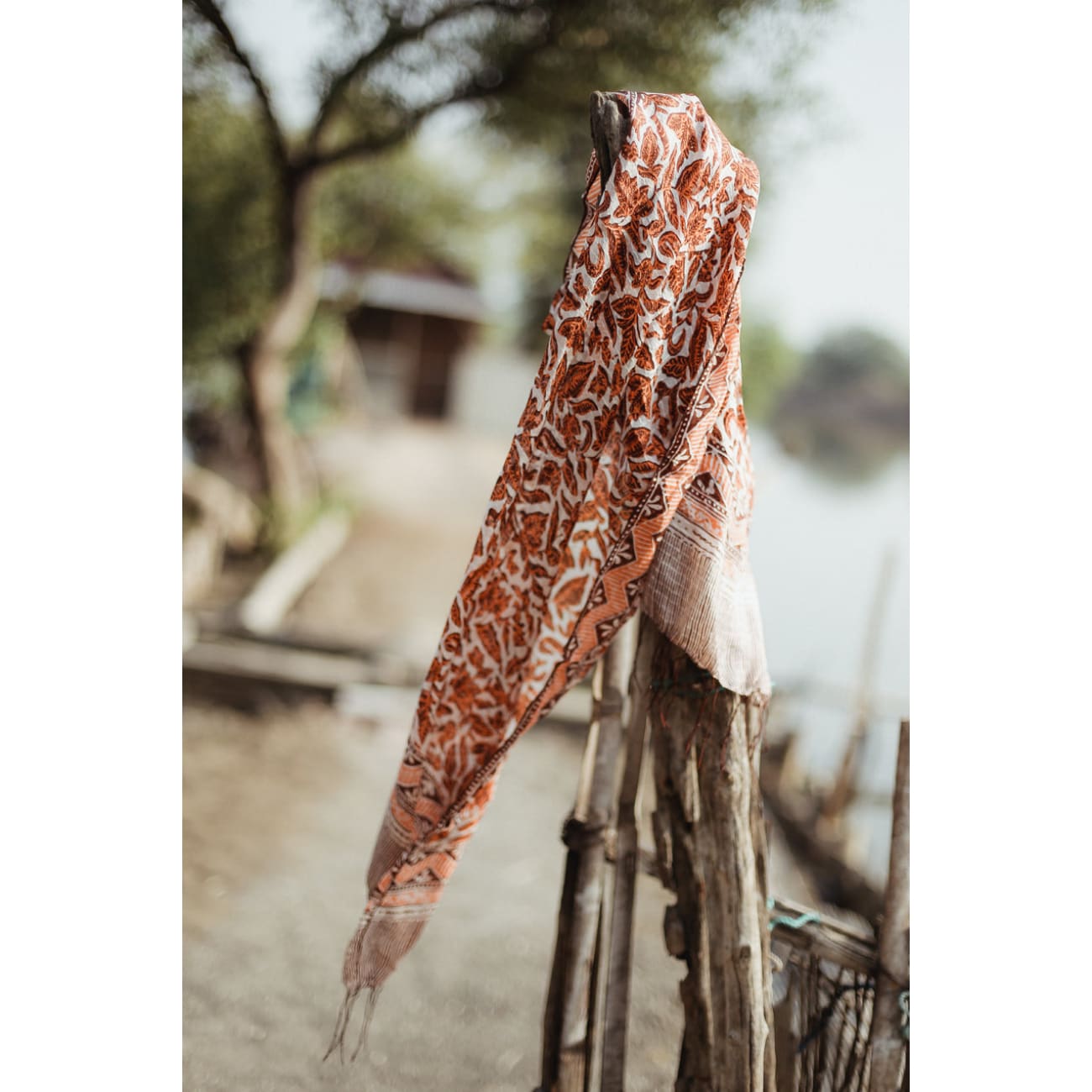 Melati Batik Silk Scarf