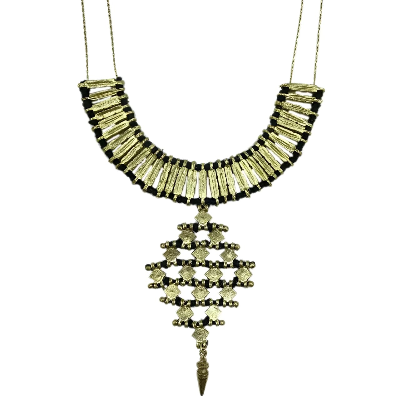Nadu Temple Pendant Necklace - Necklaces