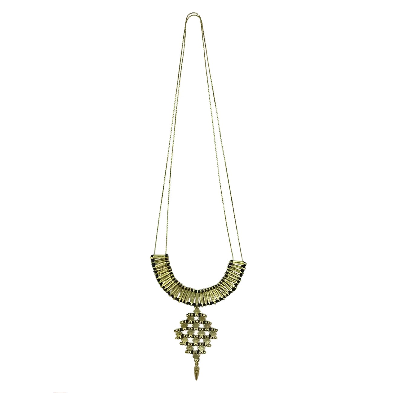 Nadu Temple Pendant Necklace - Necklaces