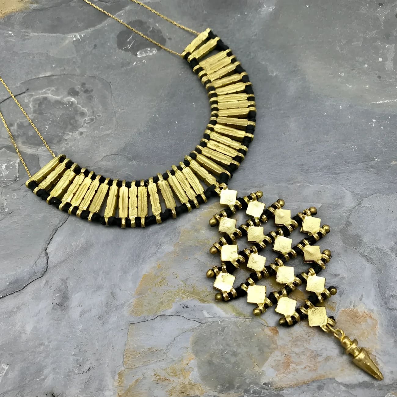 Nadu Temple Pendant Necklace - Necklaces