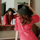 Reign Jute Hat In Black One size