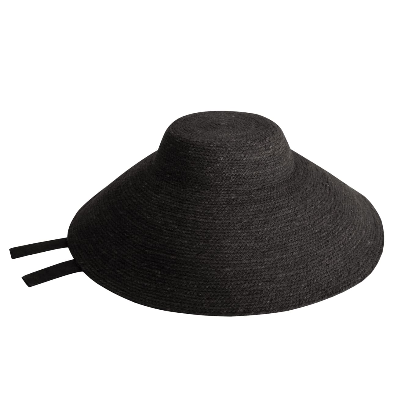 Reign Jute Hat In Black One size