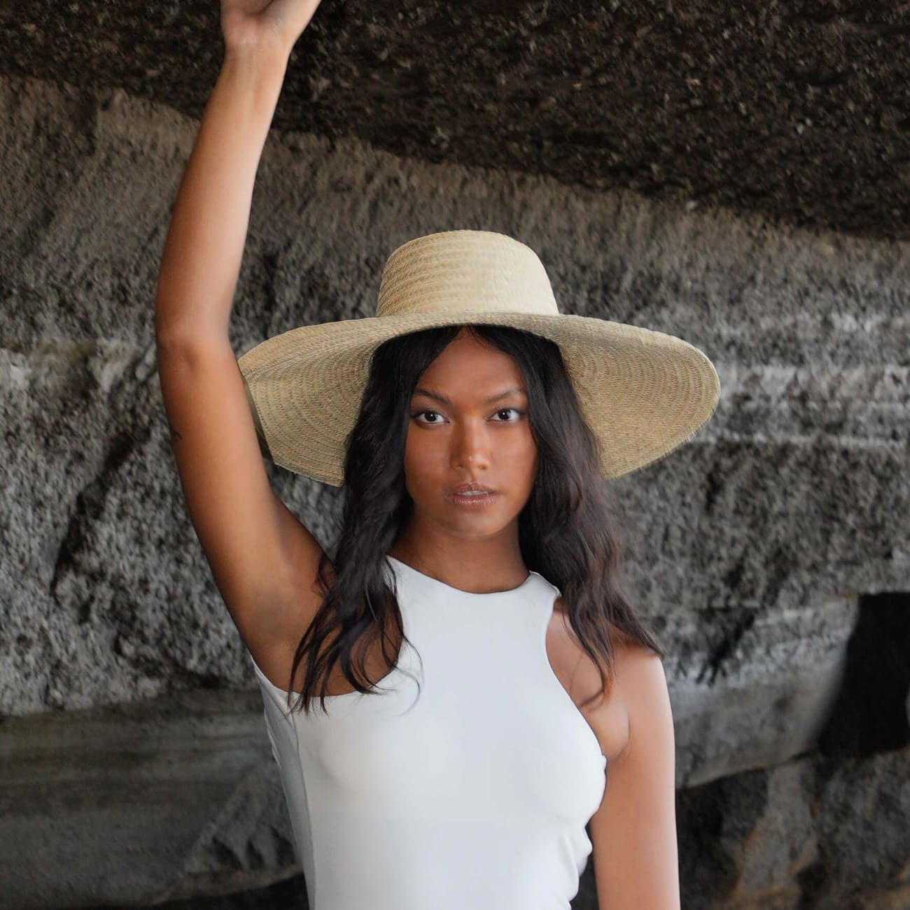 Rianna Palm Straw Hat In Natural