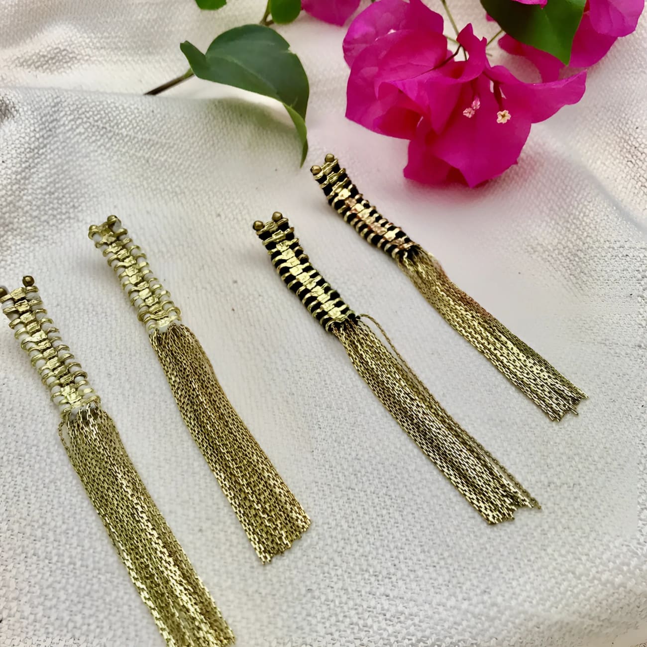 Temple Tassel Earrings