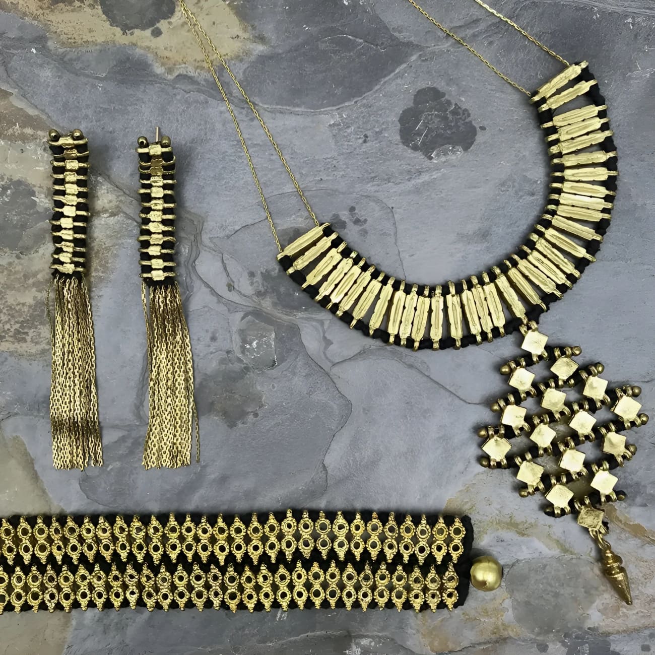 Temple Tassel Earrings