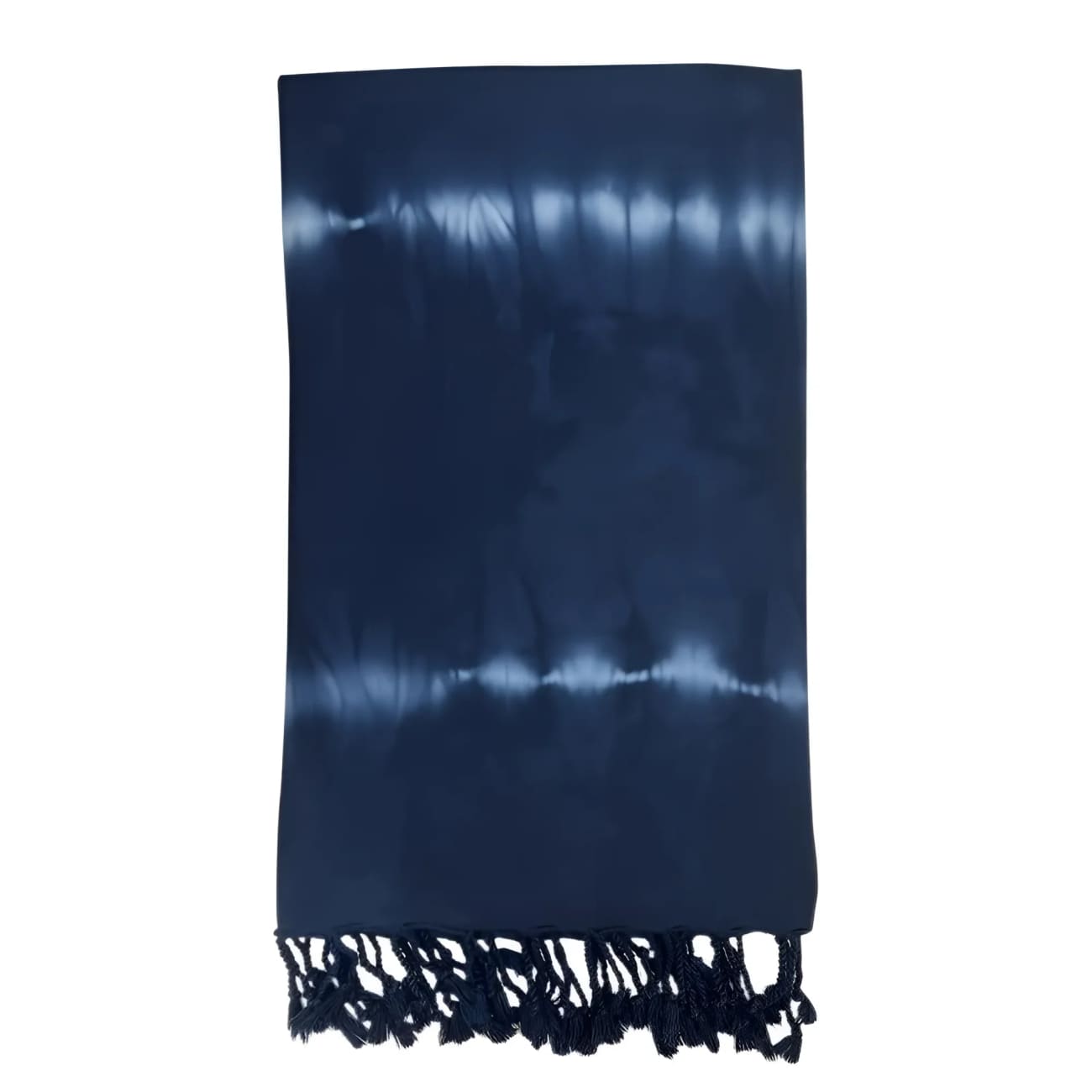 Navy Tie-Dye Cotton Turkish Towel - Towels