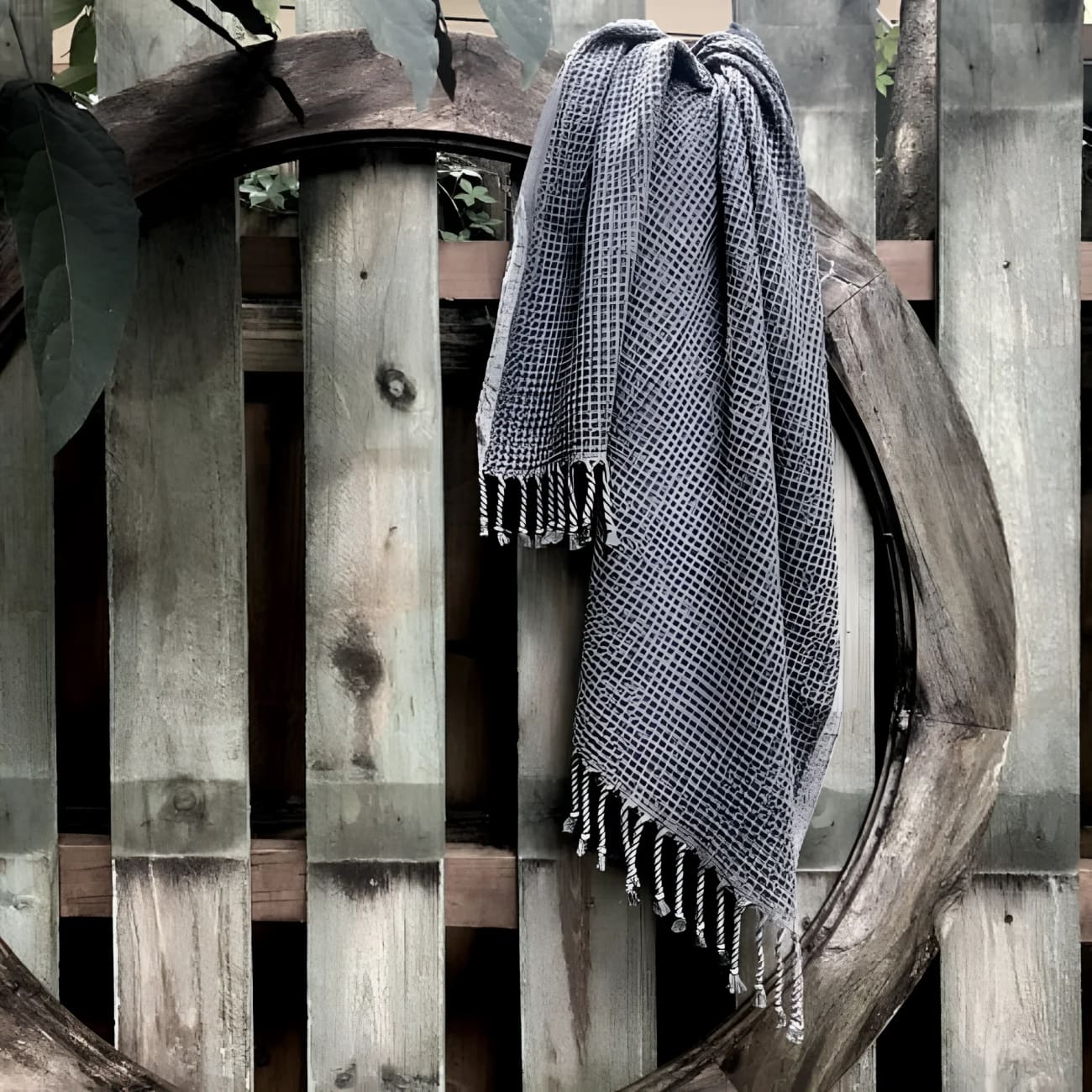 Waffle Weave Cotton Turkish Towel - Charcoal - Towels