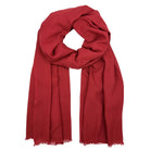 Ethiopian Classic Cotton Scarf - Lava - Scarves