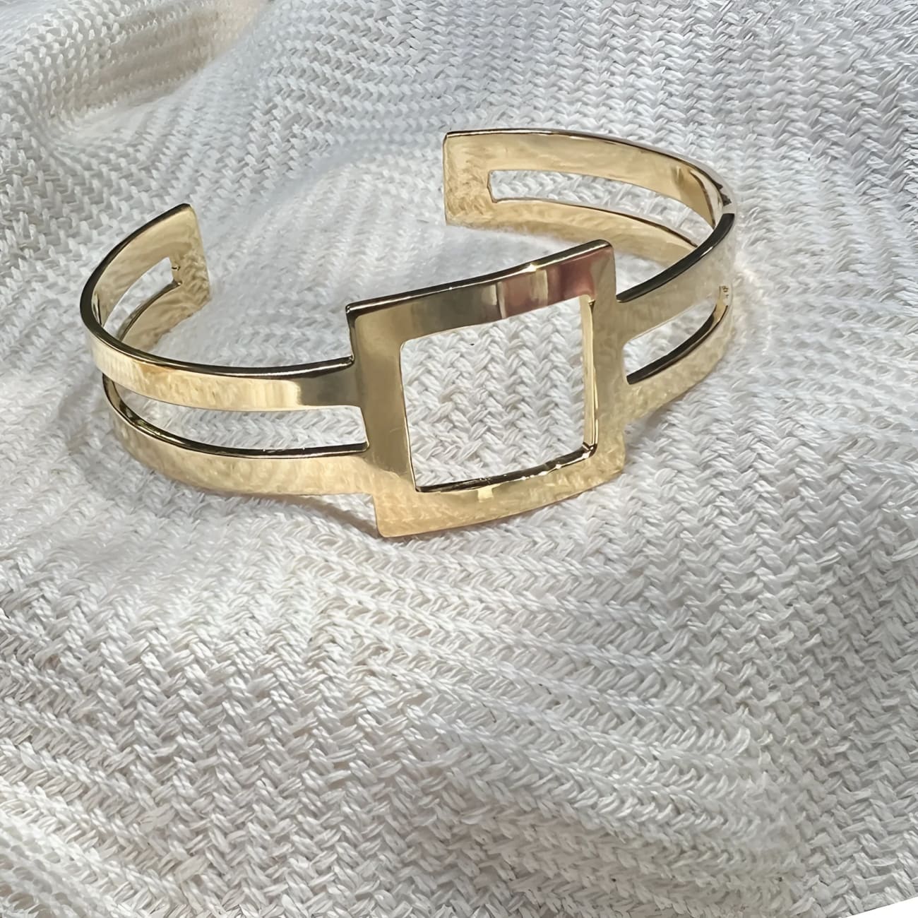 Geo Stripe Bombshell Cuff - Bracelets