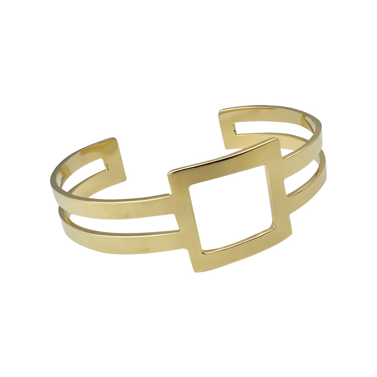 Geo Stripe Bombshell Cuff - Bracelets