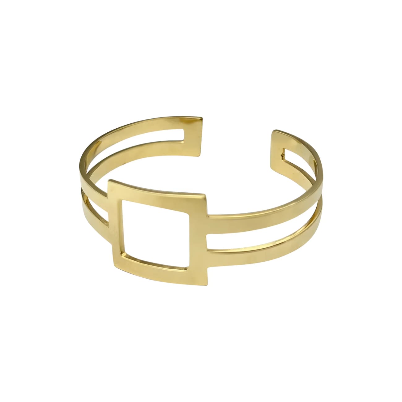 Geo Stripe Bombshell Cuff - Bracelets