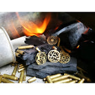 Hammered Bombshell Cuff - Bracelets