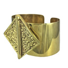 Hammered Bombshell Cuff - Bracelets