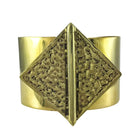 Hammered Bombshell Cuff - Bracelets