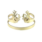 Khmer Leaf Bomb Cuff - Bracelets