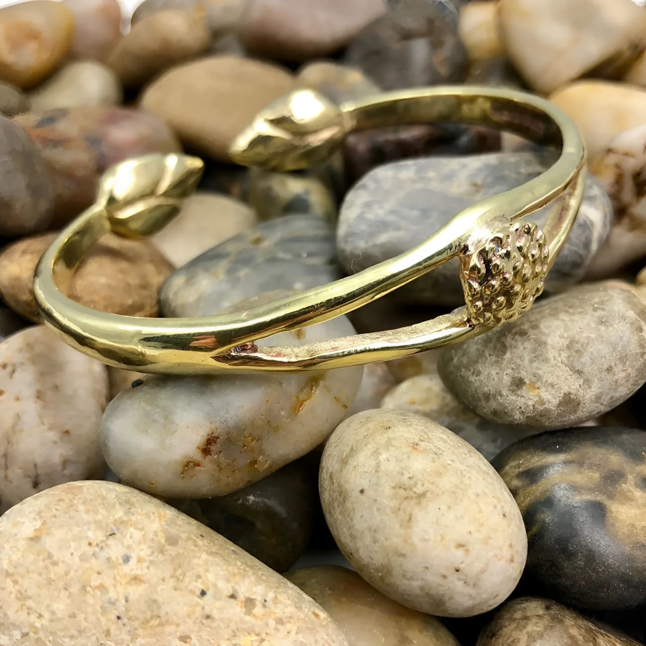 Lotus Bombshell Cuff - Bracelets