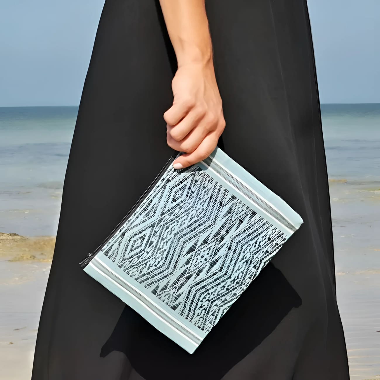 Ocean Tribal Mulberry Clutch - Clutches