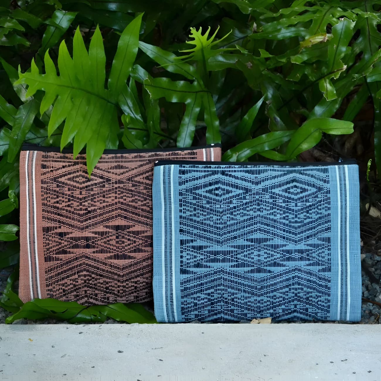 Ocean Tribal Mulberry Clutch - Clutches