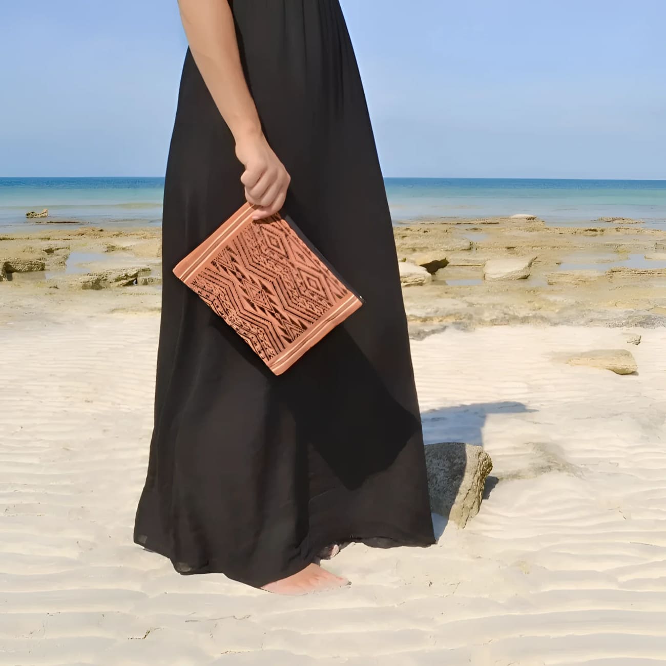 Sierra Tribal Mulberry Clutch - Clutches